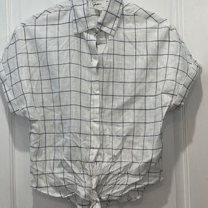 Japra Women’s Short Sleeve Button Down Size XS